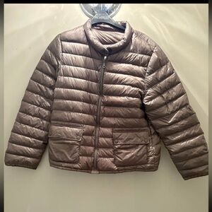 Metallic Puffer Jacket